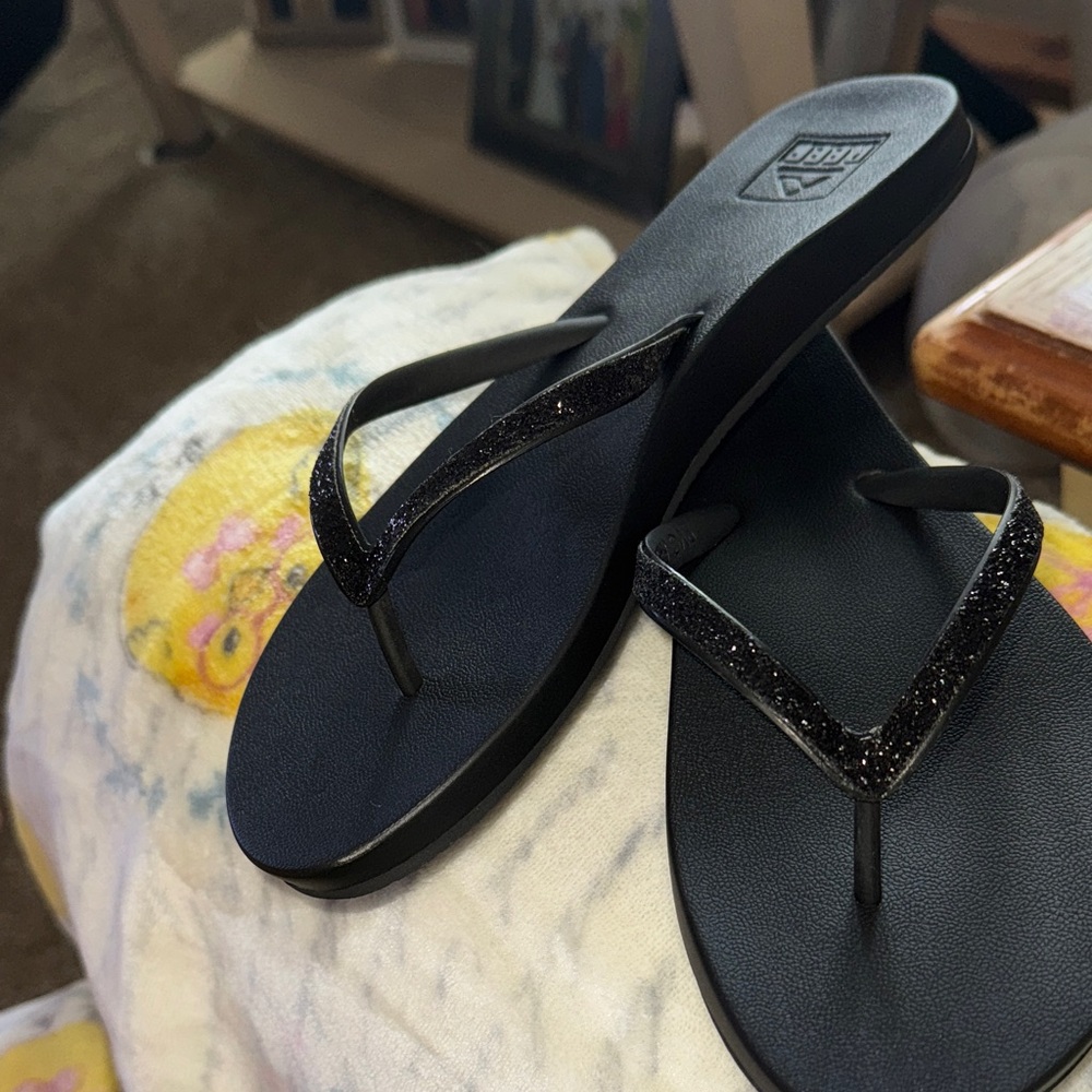Reef Black Sparkle Women's Sandals